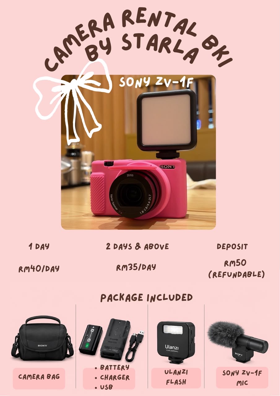 Camera For Rent - Kota Kinabalu