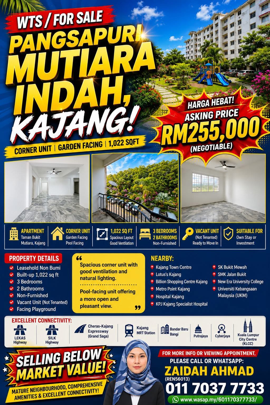 WTS Pangsapuri Mutiara Indah, Kajang