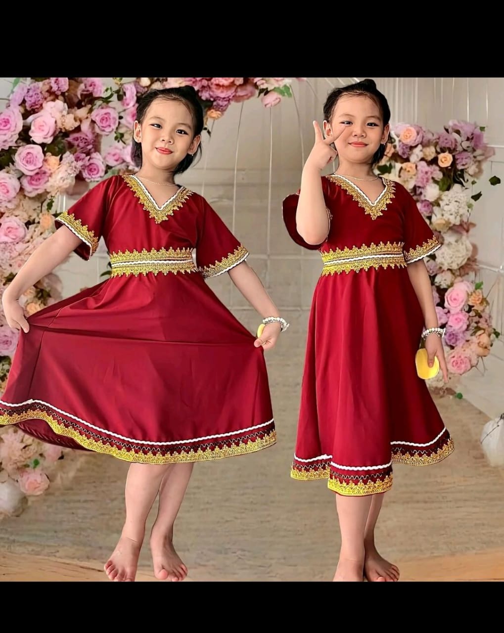 Dress kanak kanak borneo