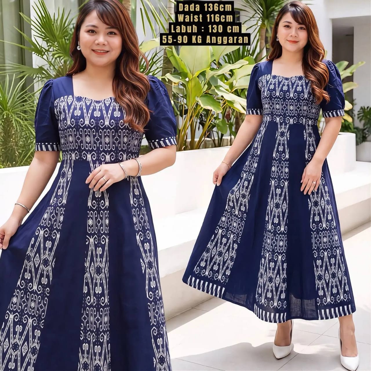 Dress etnik plus size