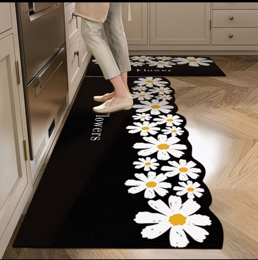 Home kitchen floor mat 2 in 1
