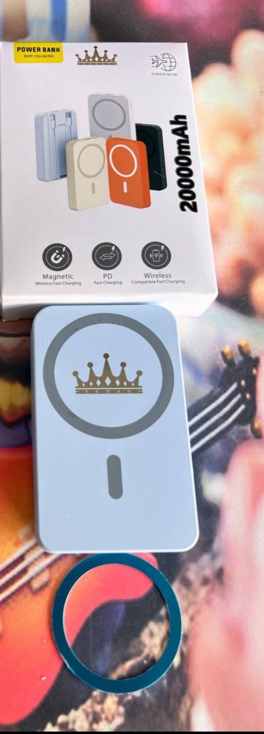 Kawan Powerbank fast charger 20000mah white color✓