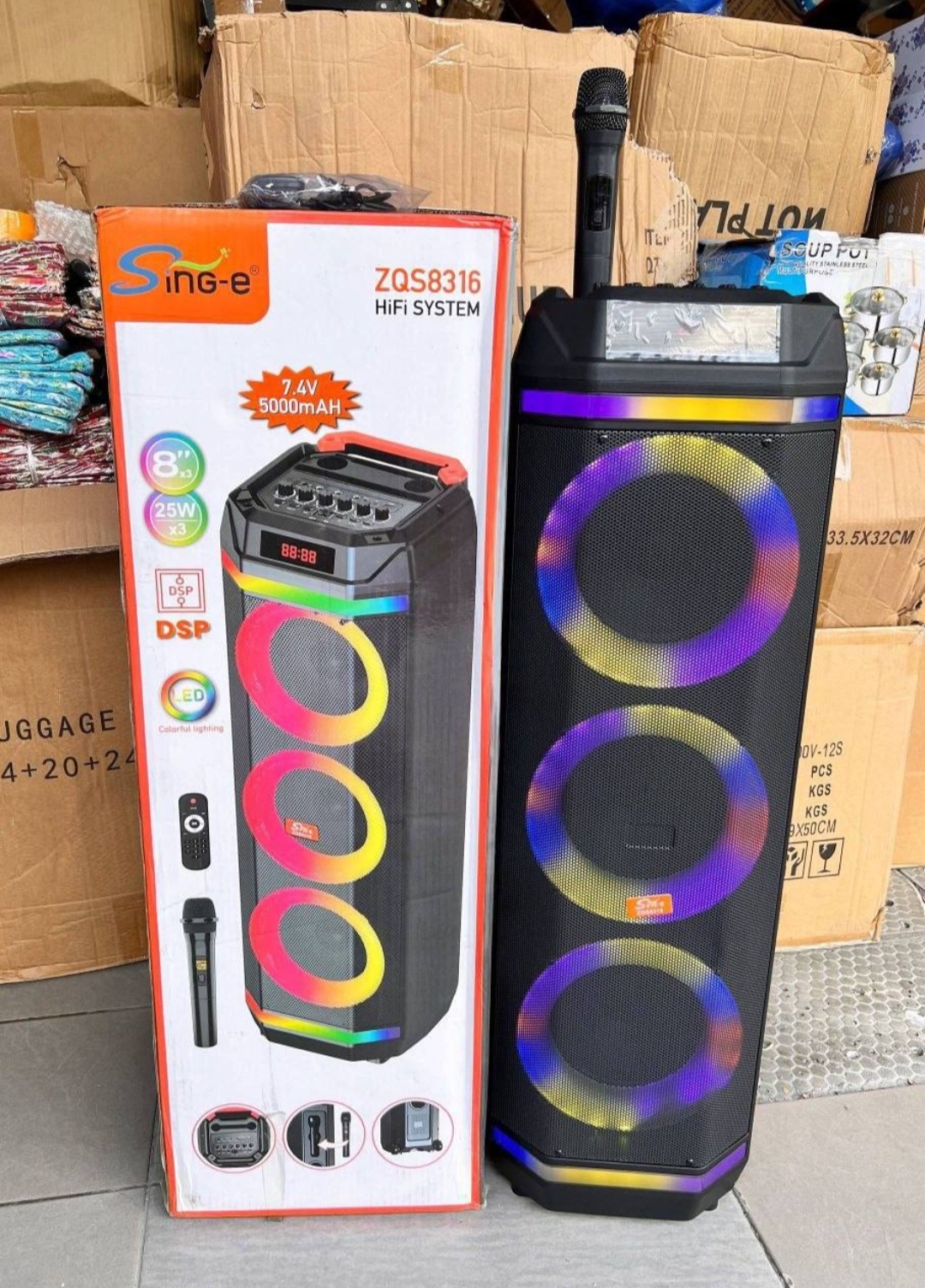 Sing-e portable speaker 20000w