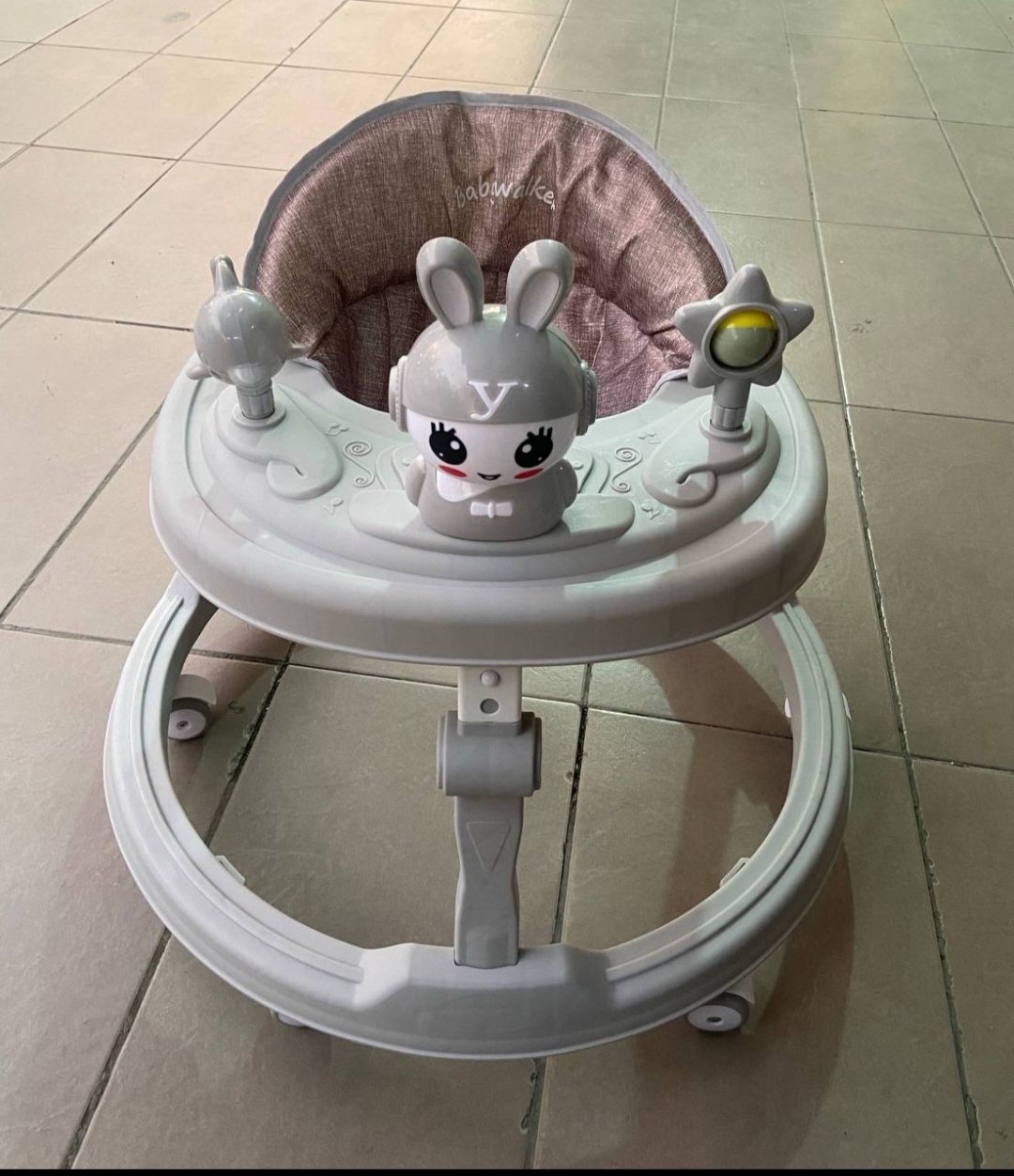 Baby walker with music