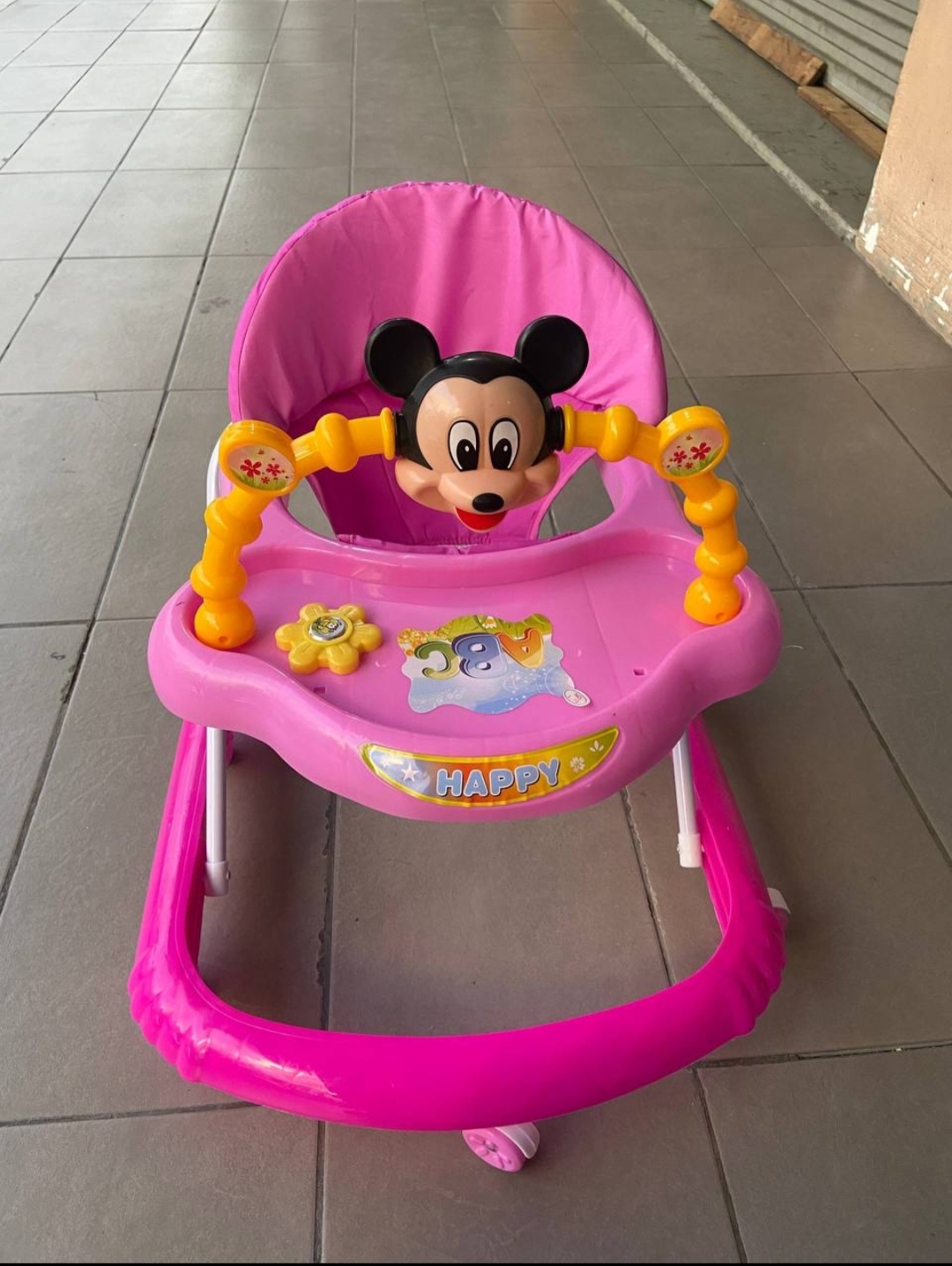 Mickey mouse baby Walker~pink color