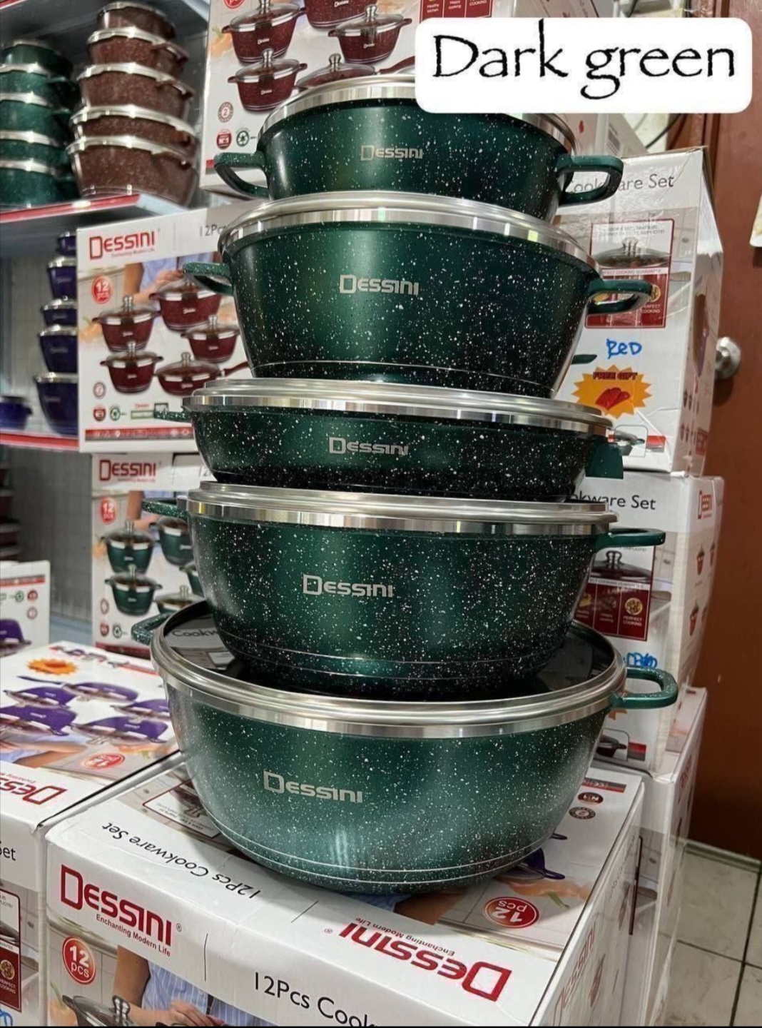 Dessini 12 pcs color dark green[✓]