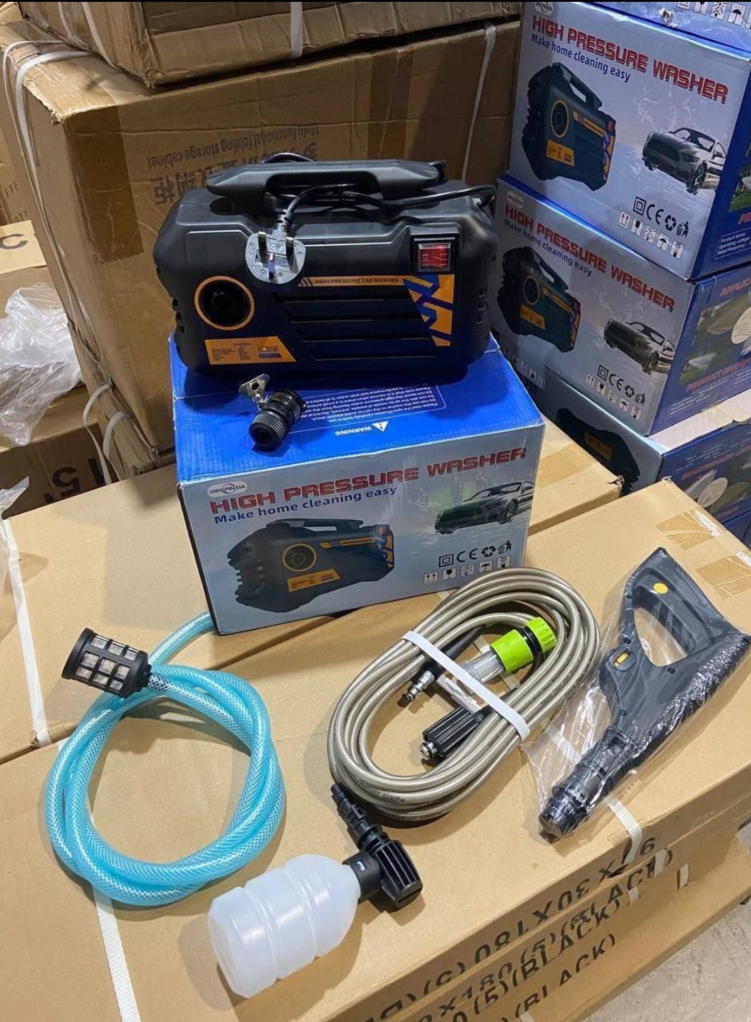 Water jet high pressure washer