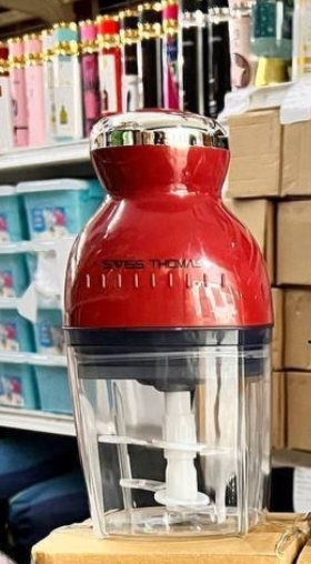 Swiss Thomas multifunction food processor 900ml-red color
