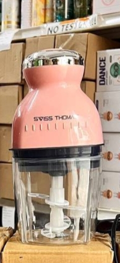 Swiss Thomas multifunction food processor 900ml- pink color